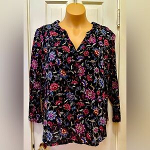 Lane Bryant Popover Top Size 24